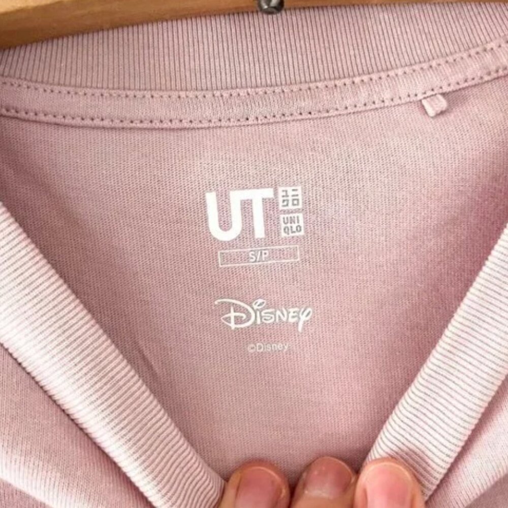 Uniqlo x Disney Bambi Graphic T Shirt | Sketchbook Collection | Pink | Sz Small - Picture 5 of 6